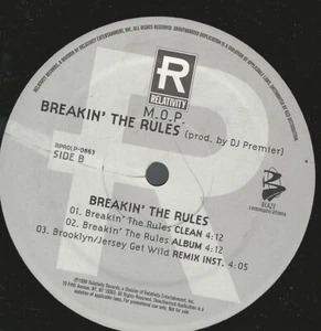 VINYL  12"  M.O.P. feat TREACH PROMO - BROOKLYN / JERSEY GET WILD (RMX CLEAN - C - Picture 1 of 2