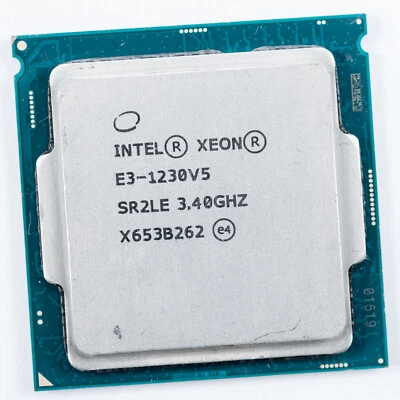 Chipset Intel Xeon E3-1230 v5 SR2LE LGA1151 3.4GHz processador quad core C236 - Imagem 1 de 3