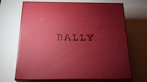 NIB $720 Bally Calf Plain Leather Sneakers Shoes Black Sz 9.5 - Picture 1 of 14