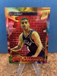 1993-94 Topps Finest Jim Jackson Refractor #116 Dallas Mavericks