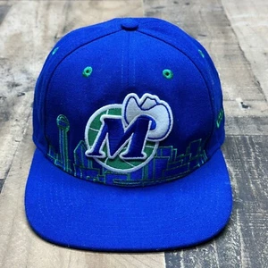 Dallas Mavericks New Era Hardwood Classics Snapback Hat City Skyline NBA Cap - Picture 1 of 11