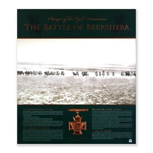 Anzacs The Battle Of Beersheba Limited Edition Official Print World War 1 - Picture 1 of 1