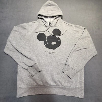 Neff Disney Mickey Mouse Sudadera con Capucha Para Hombres M Gris Pullover Sudadera Manga Larga Foto 1 de 4