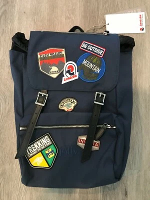 Invicta Jolly Heritage Patch Backpack Travel Bag - Image 1 of 4