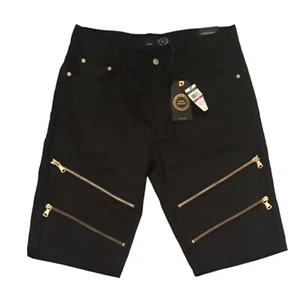 Maxi Milian New York Men's Black Front Zipper 5 Pocket Luxury Shorts Size 38 - Picture 1 of 7