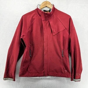 Chaqueta Mountain Hardwear Roja Para Mujer Mediana Polar Cremallera Completa Mangas Largas Bolsillos - Imagen 1 de 14