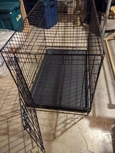 You & Me faltbare Hundebox mit 1 Tür, 36 Zoll L x 22 Zoll B x 24,5 Zoll H großer Hund - Bild 1 von 3