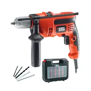 TRAPANO A PERCUSSIONE BLACK & DECKER "CD 714 CRESKA - QS " 710 WATT - Foto 1 di 1