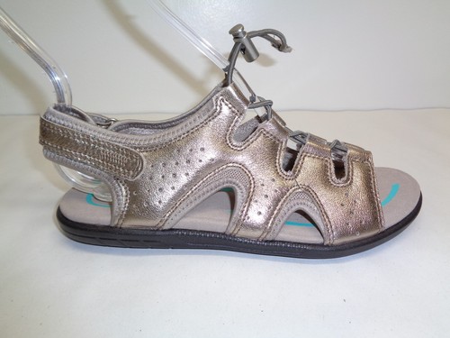 Ecco taglia da 5 a 5 5 Eur 36 BLUMA TOGGLE sandali pelle grigio nuovi scarpe donna