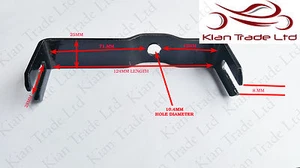 NEW FOR ENFIELD AIR FILTER BOX FITTING HOLDING BRACKET BLACK - Picture 1 of 2