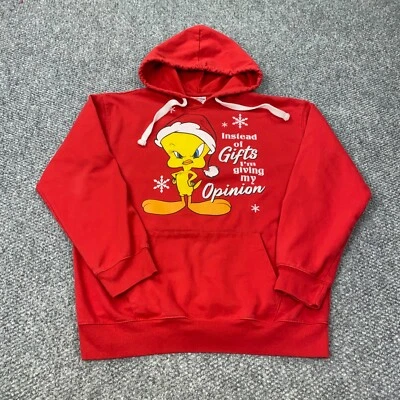 Sudadera con Capucha Looney Tunes Niñas Grande Roja Piolín Vacaciones Navidad Invierno Foto 1 de 4