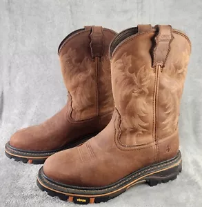 Cody James Boots Mens Size 10.5 EE Brown Waterproof Decimator Western Work - Picture 1 of 10