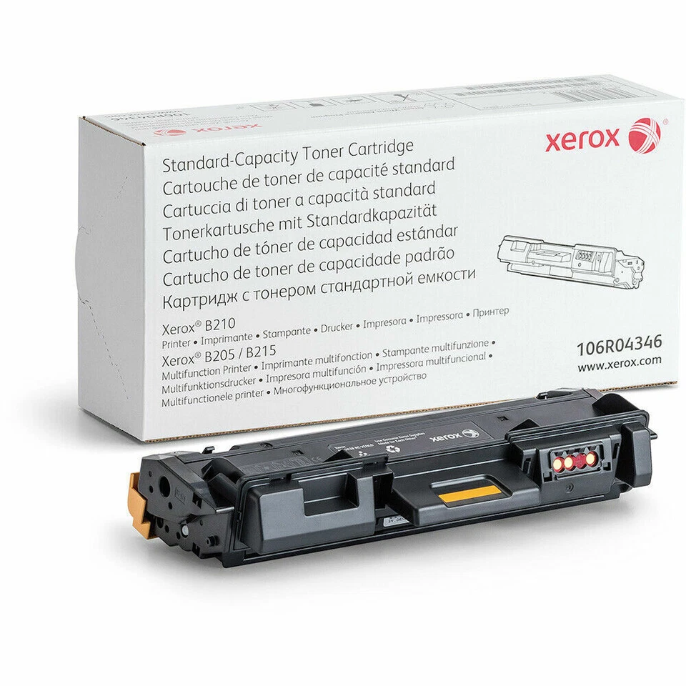 TONER ORIGINALE XEROX NERO 106R04346 DA 1.500 PAGINE B215VDNI B205VNI B210VDNI