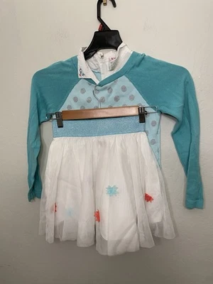 American Girl классический вязаный свитер бирюзовый блестящий Jewel воротник Sz M (10-12) и юбка - Изображение 1 из 4