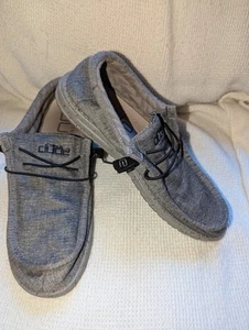 Hey Dude Wally Stretch Men's Steel Casual Shoes Sz US 11 - Picture 1 of 13