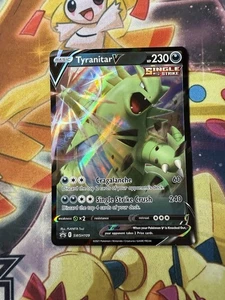 Pokemon Tyranitar V - Promo SWSH: Sword & Shield Promo Cards SWSH109 NM - Picture 1 of 2