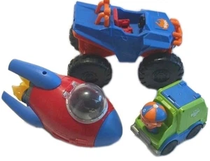 Blippi Monstertruck, Rakete Raumschiff & Müll/Recycling Truck Konvolut - Bild 1 von 12