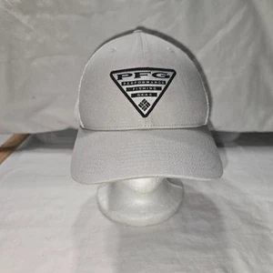 PFG Performance Fishing Gear Trucker Hat Light Gray Grey Snapback Crisp Clean - Picture 1 of 6