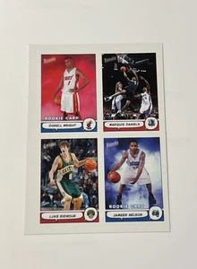 2005-06 Topps Bazooka 4on1 Adesivi Luke Ridnour Jameer Nelson Rookie #17 - Foto 1 di 2