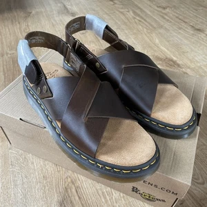 Dr. Martens Zane Leather Sandals in Bracken Brown size UK 7 EUR 41 - New in Box - Picture 1 of 5