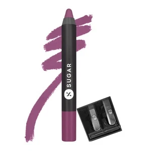 SUGAR Matte As Hell Crayon Lipstick Plum Mauve Long Lasting High Colour Payoff - Picture 1 of 8