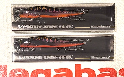 WOW! Megabass Vision ONETEN SNAKEHEAD REPUBLIK SGP SET  BLUE & GREEN Tough  SP-C - Image 1 of 3