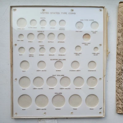 Juego de monedas tipo Estados Unidos con soporte de plástico capital 36 ranuras centavo grande para dólar de la paz Foto 1 de 2