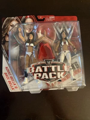 Bella Twins WWE Mattel Battle Pack Nikki & Brie Bella Action Figure Series 43 - Image 1 of 3