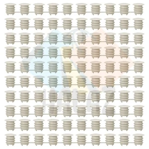 IKEA KOMPLEMENT Abdeckkappen 100x grau-beige 5mm Lochstopfen Garderobenbeschläge - Bild 1 von 2
