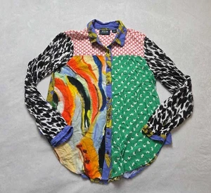 S Maeve x Anthropologie Paz Camisa Blusa Contraste Botones 3 - Imagen 1 de 11