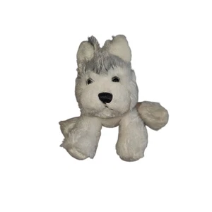 Webkinz Ganz Husky Dog Soft Plush Stuffed Toy Animal Gray White Small No Code - Picture 1 of 3