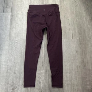 Lululemon Align High Rise Grape Thistle Leggings Yoga Pant Lightly Used Size 4-6 - Picture 1 of 5
