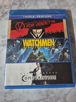 V for Vendetta / Watchmen / Constantine (Blu-ray, 2005) - Image 1 of 4