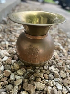 Pony Club Express Tobacco Brass Embossed Spittoon - Picture 1 of 6