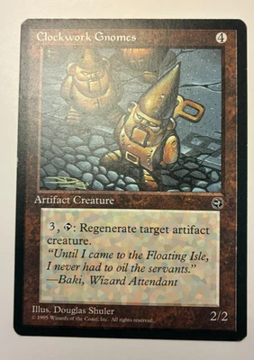 MTG Homelands Clockwork Gnomes    NM common - Image 1 of 2