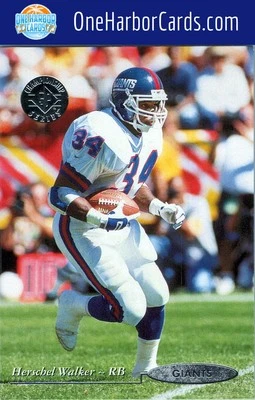 1995 SP Championship New York Giants #165 Herschel Walker - Image 1 of 2