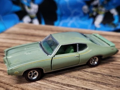 M2 Detroit-Muscle R47 19-16 1969 Pontiac GTO in Pea Green Loose - Image 1 of 4
