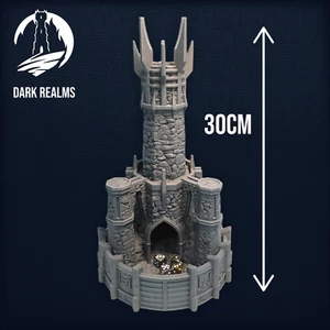 Dark Tower - 3d Printed Dice Tower Terrain for TTRPG - Picture 1 of 4