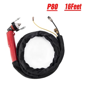 P80 P-80 Plasma Cutter Cutting Torch Gun Pilot Arc Completed 16 Feet Favorable - Picture 1 of 17