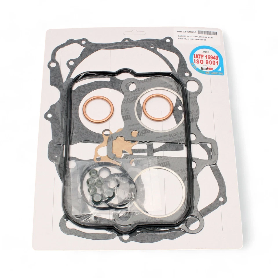 Engine gasket set complete for Honda CB 250 N 78-81 CM 250 C 82-83 - Image 1 of 1