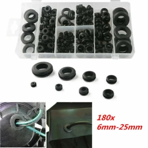 180X Gummitülle Kabeltülle Durchführungstülle Kabel-schutztülle 6-25mm Auto P8C2 - Bild 1 von 11