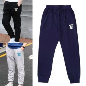 Niños Niños Pantalones Con Bolsillos Jogger Pantalones Deportivos Pantalones Activos Largos Ropa Deportiva - Imagen 1 de 39