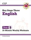 Cgp Books New Ks3 Year 9 English 10-Minute Weekly Workou (Paperback) (Us Import)