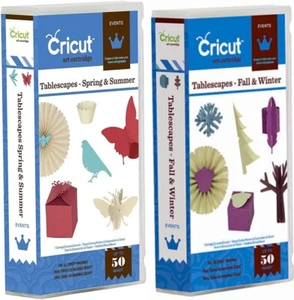 Tablescapes Cricut Cartridge Bundle: Spring & Summer and Fall & Winter - Picture 1 of 1