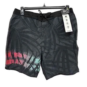 NWT Sz 34/18 Mens Hurley Phantom Board shorts. Black/Multi - Picture 1 of 6
