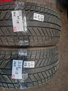 235/40zr19 96W XL Pair Syron Everest M+S 7.5mm No Repairs - Picture 1 of 8