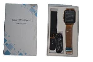 Smartwatch Damen mit Telefonfunktion 1,70" Display für Android & iOS - Gold - Bild 1 von 8