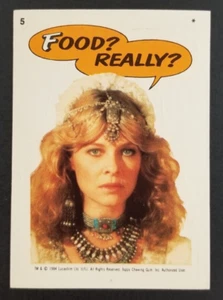 Indiana Jones 1984 Temple of Doom Topps Sticker Card #5 (NM) - Picture 1 of 2