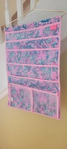 New Lily Pulitzer Hanging Organizer Lilac Rose Out Of Office - Picture 1 of 5