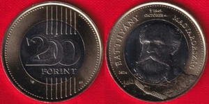 Hungary 200 forint 2024 "Lajos Batthyany" BiMetallic UNC - Picture 1 of 1